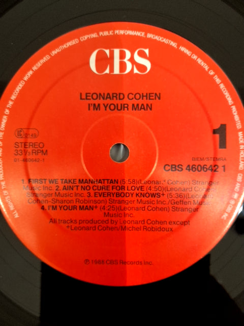 Lp Leonard Cohen - I'm your man