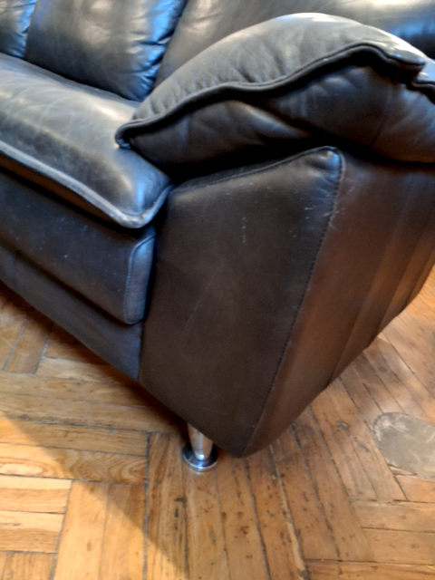 Sofa 3-personers lædersofa