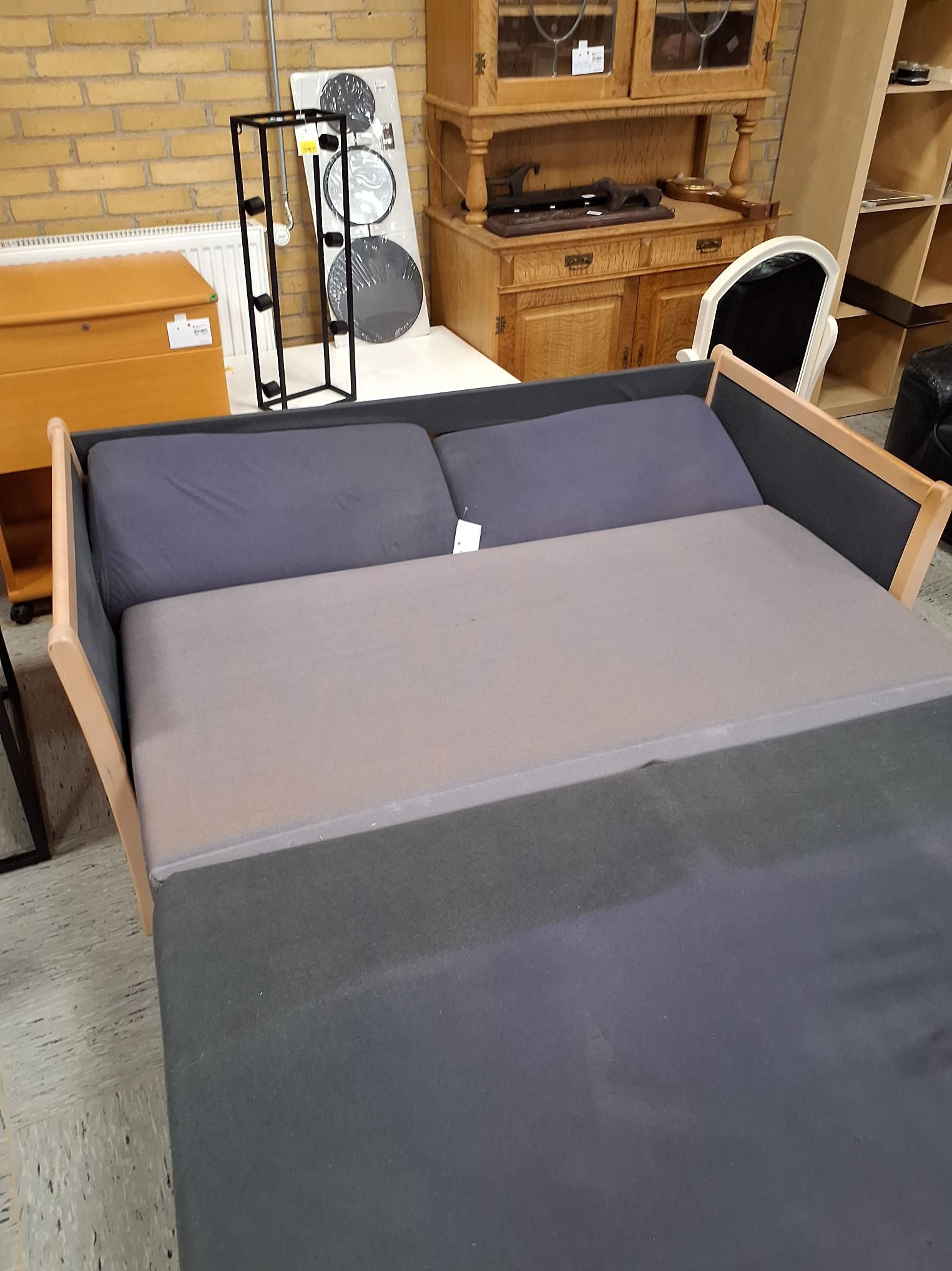 Sovesofa grå