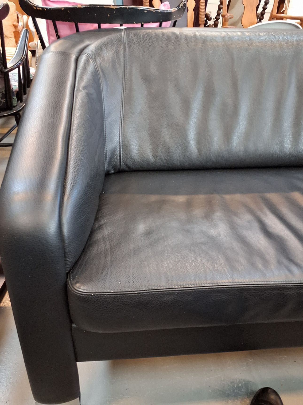 Klassisk lædersofa