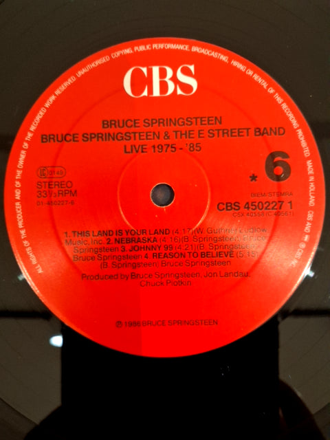 LP Bruce Springsteen Live 1975-85