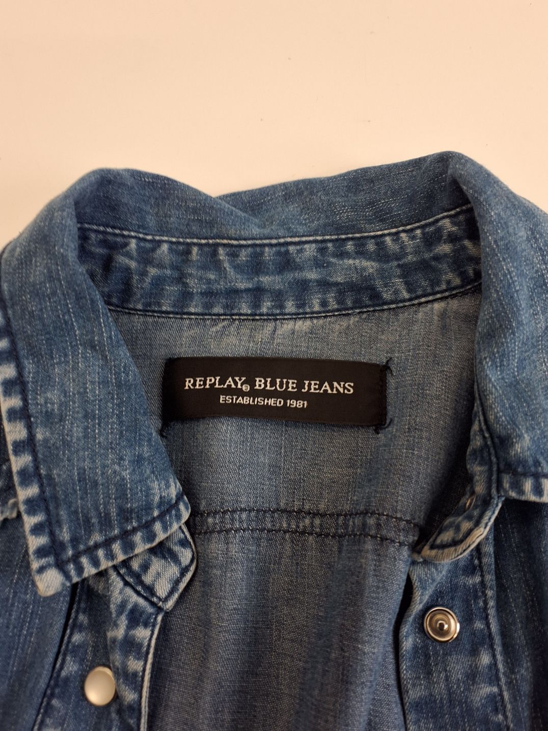Replay Blue Jeans Skjorte