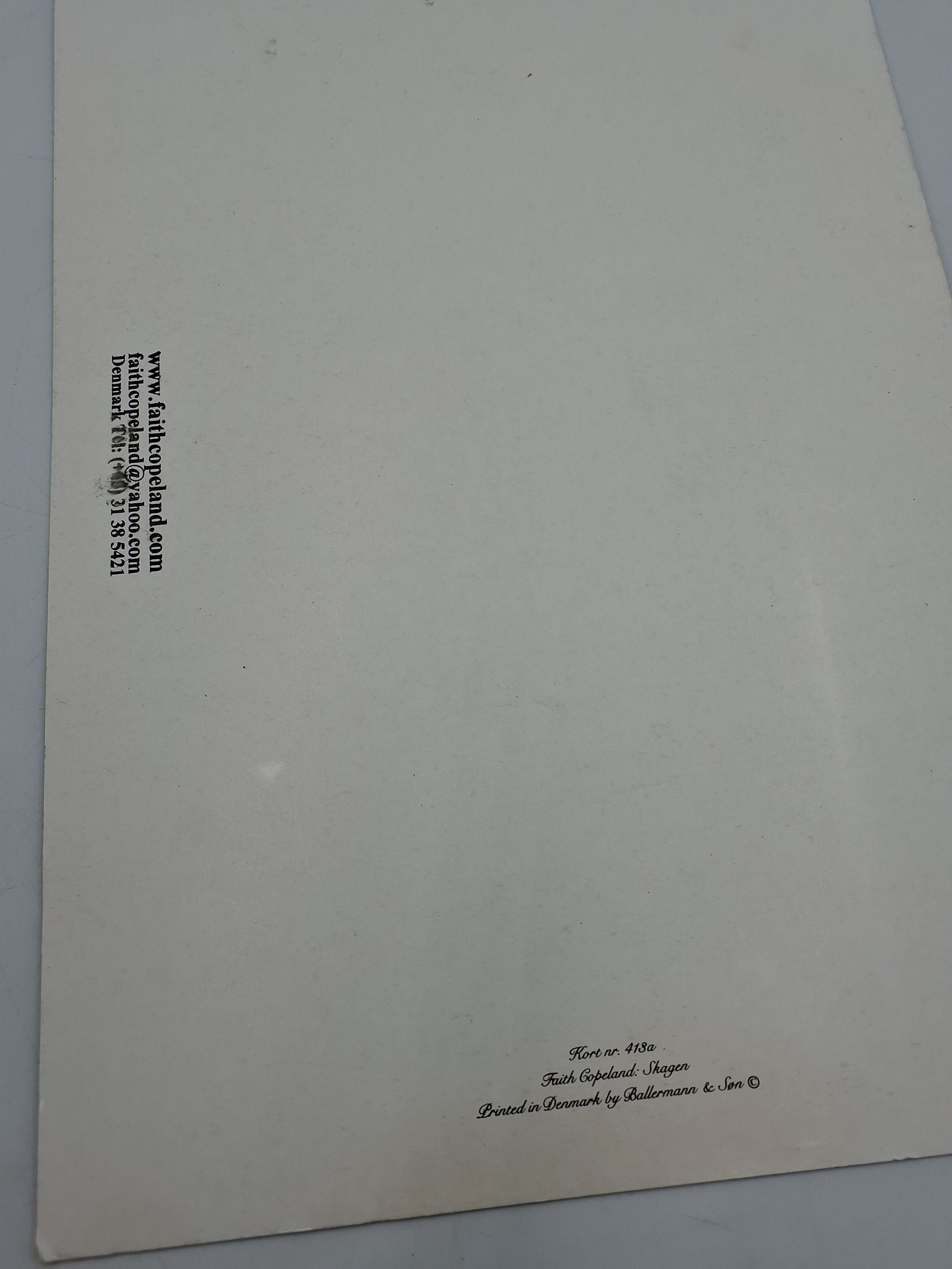 Kort signeret