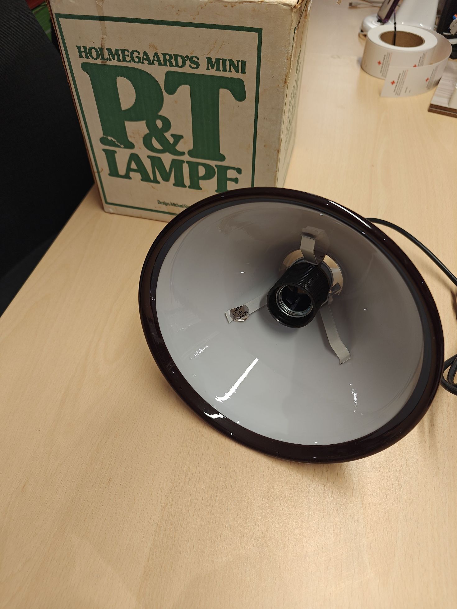 Holmegaards mini P&T lampe -sort
