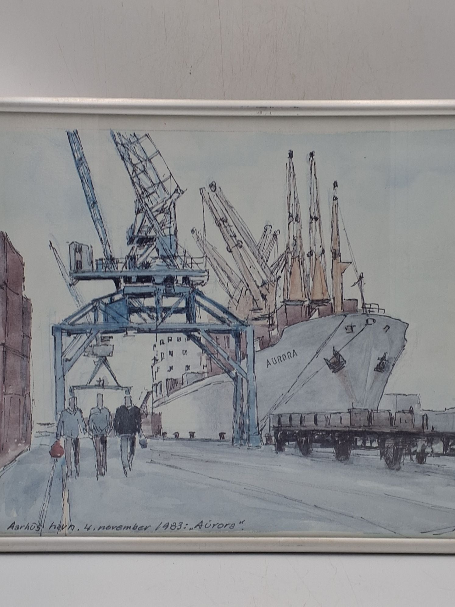Aurora. Aarhus Havn 1983