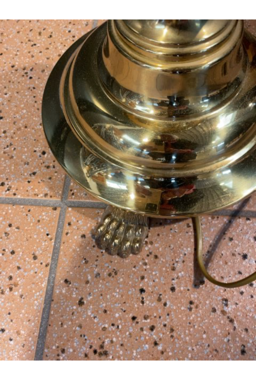 Messing Gulv lampe