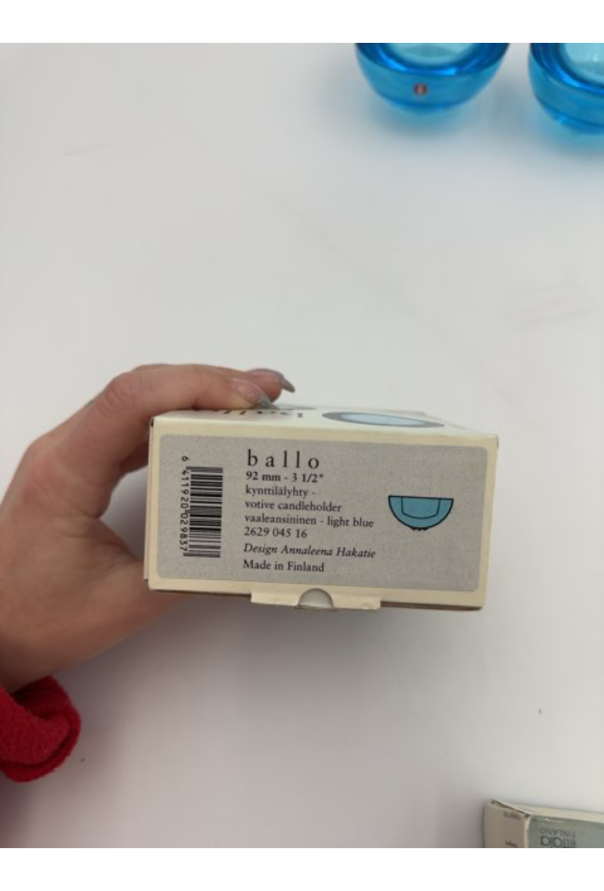 Littala ballo light blue 2 stk.
