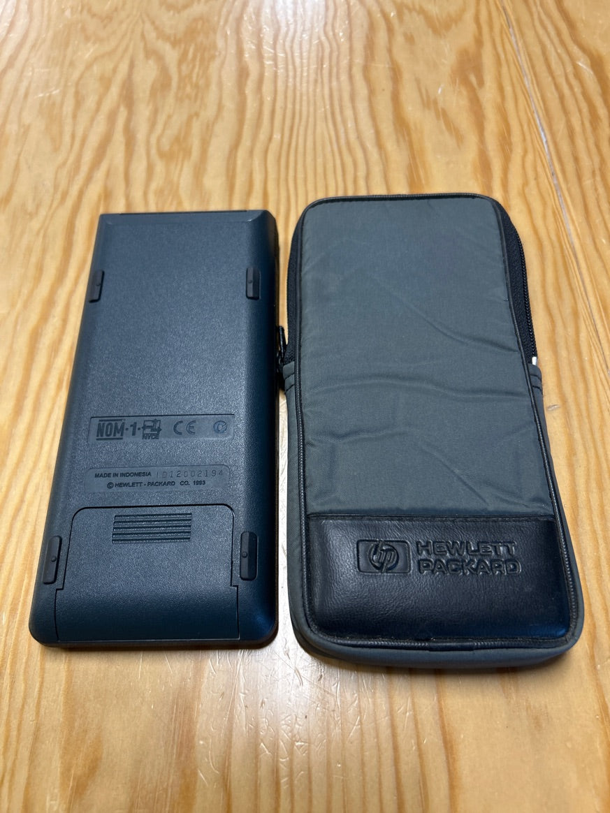 HP 48G+ grafregner med etui