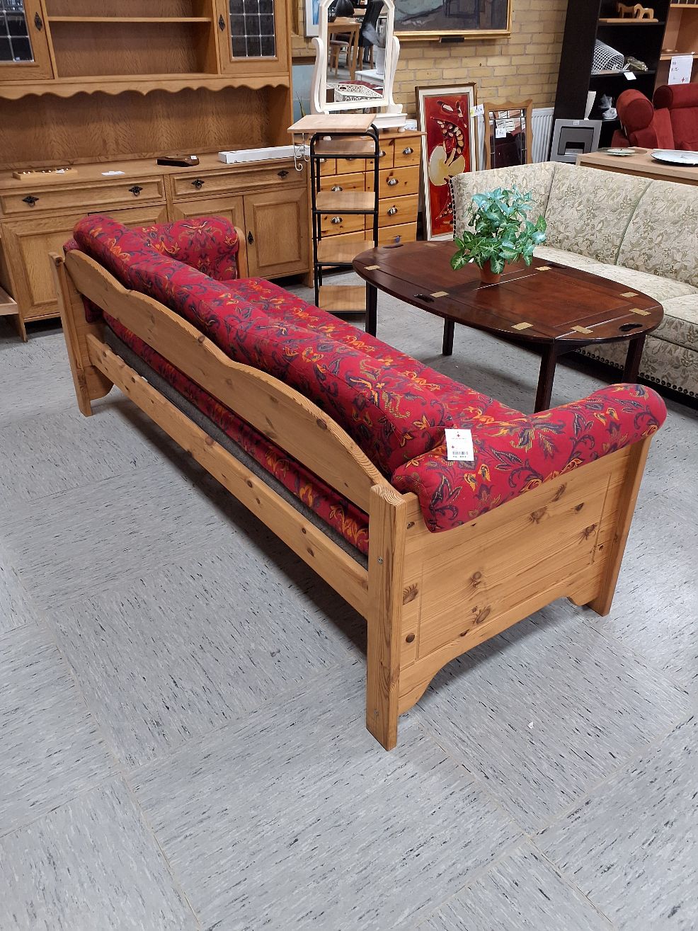 Sofa blomsterdesign