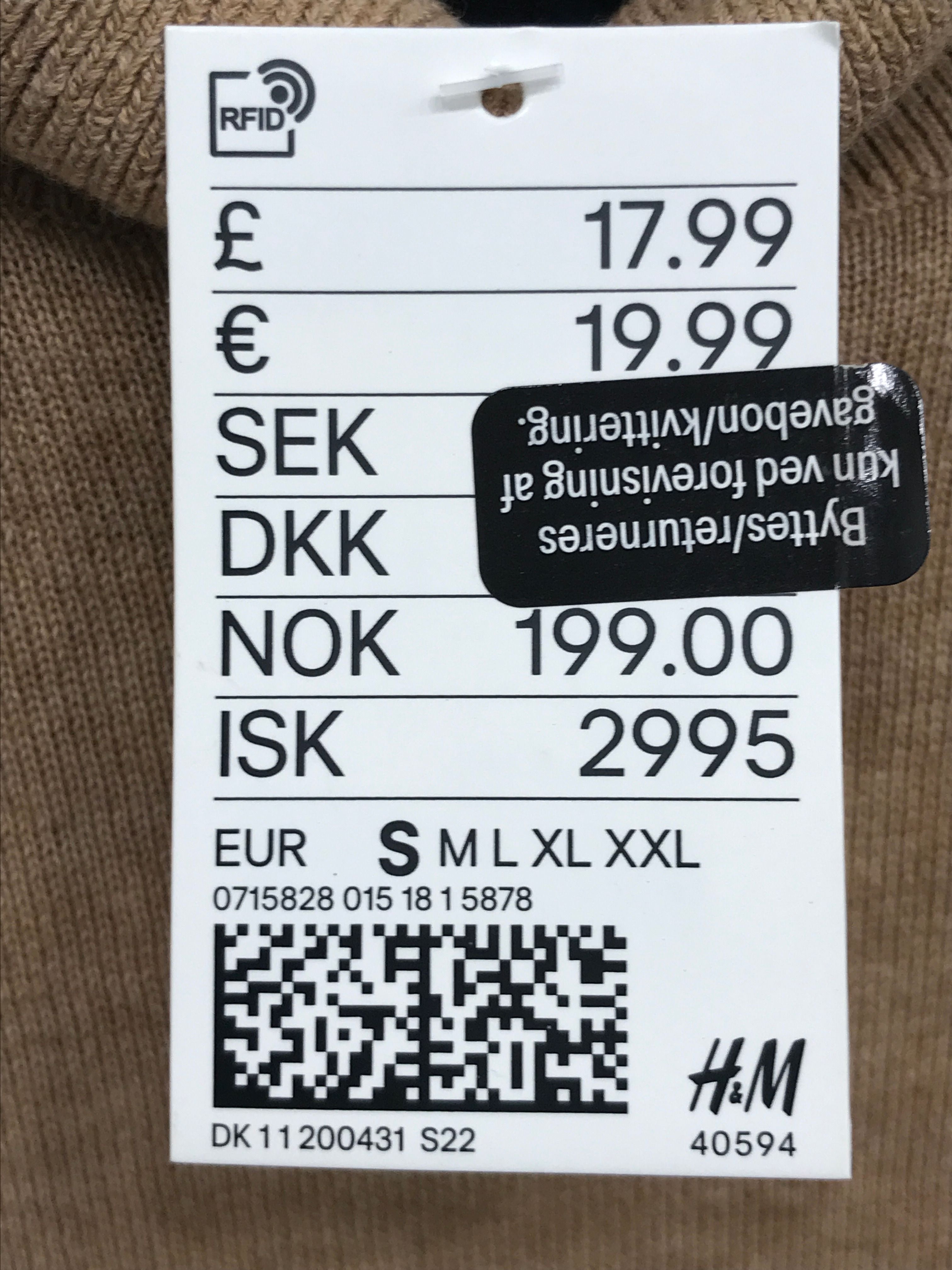 H&M Rullekravesweater