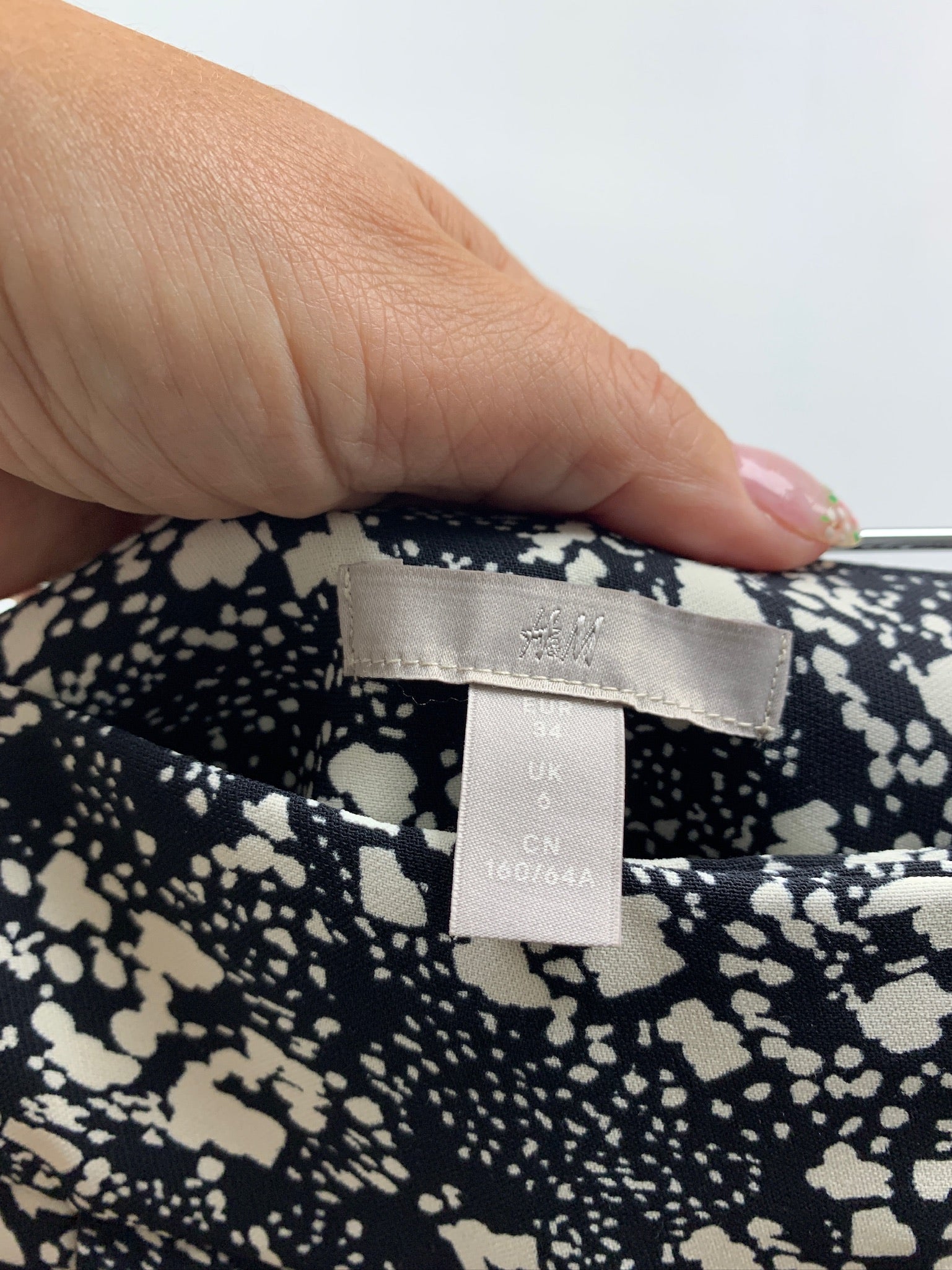 H&M mønstret shorts