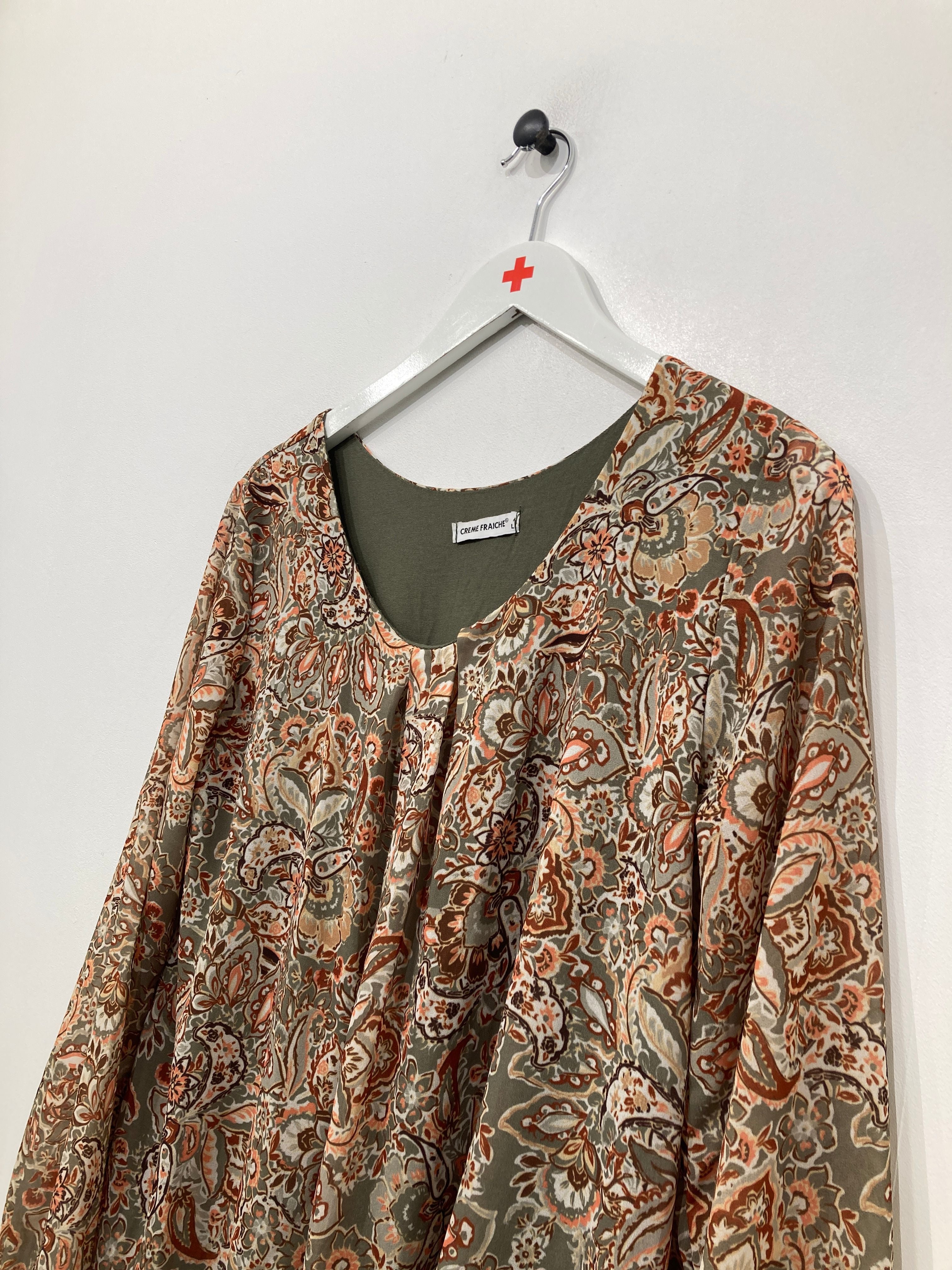 Creme Fraiche Bluse