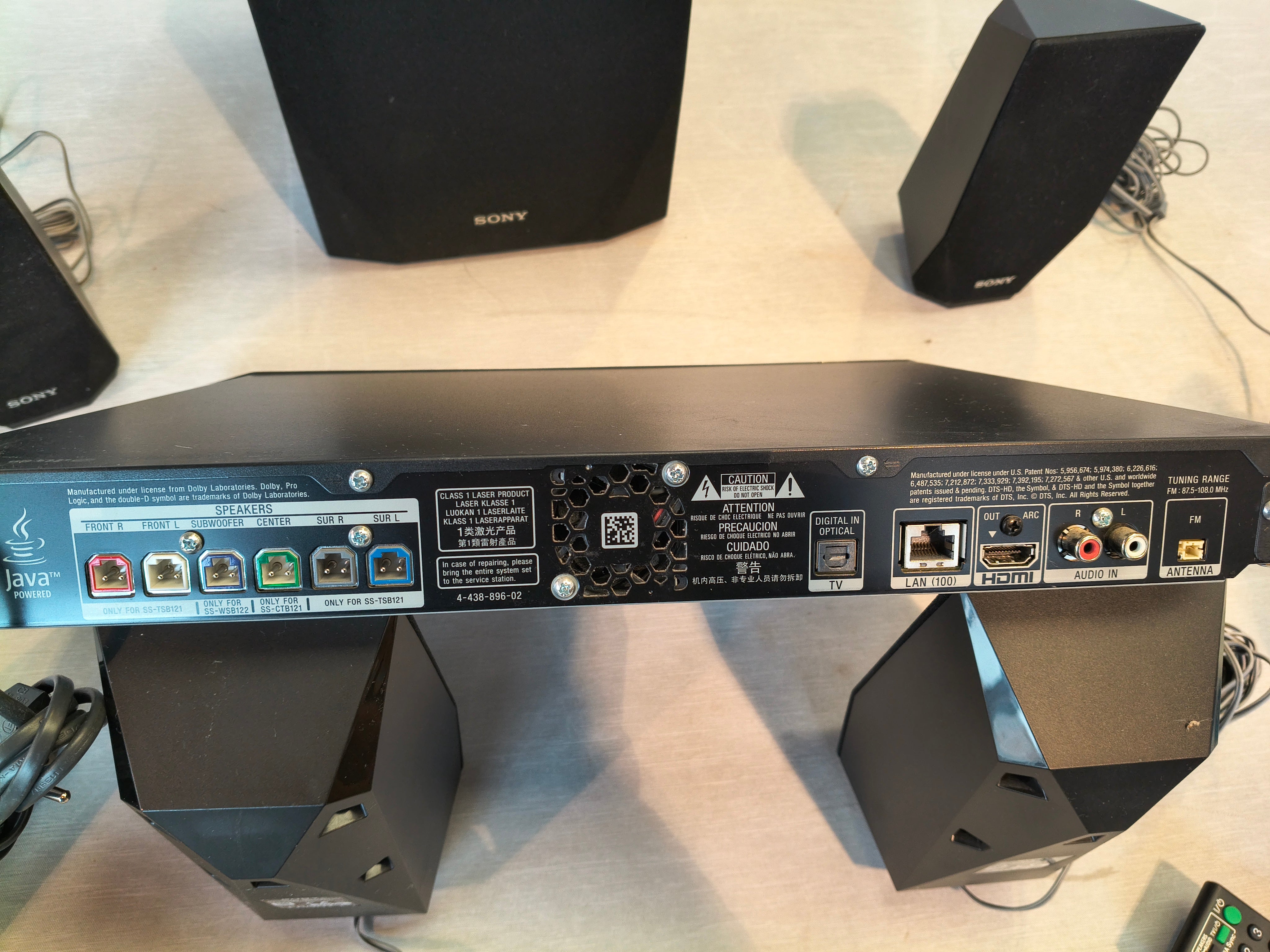 Sony surround sæt BDV-2100