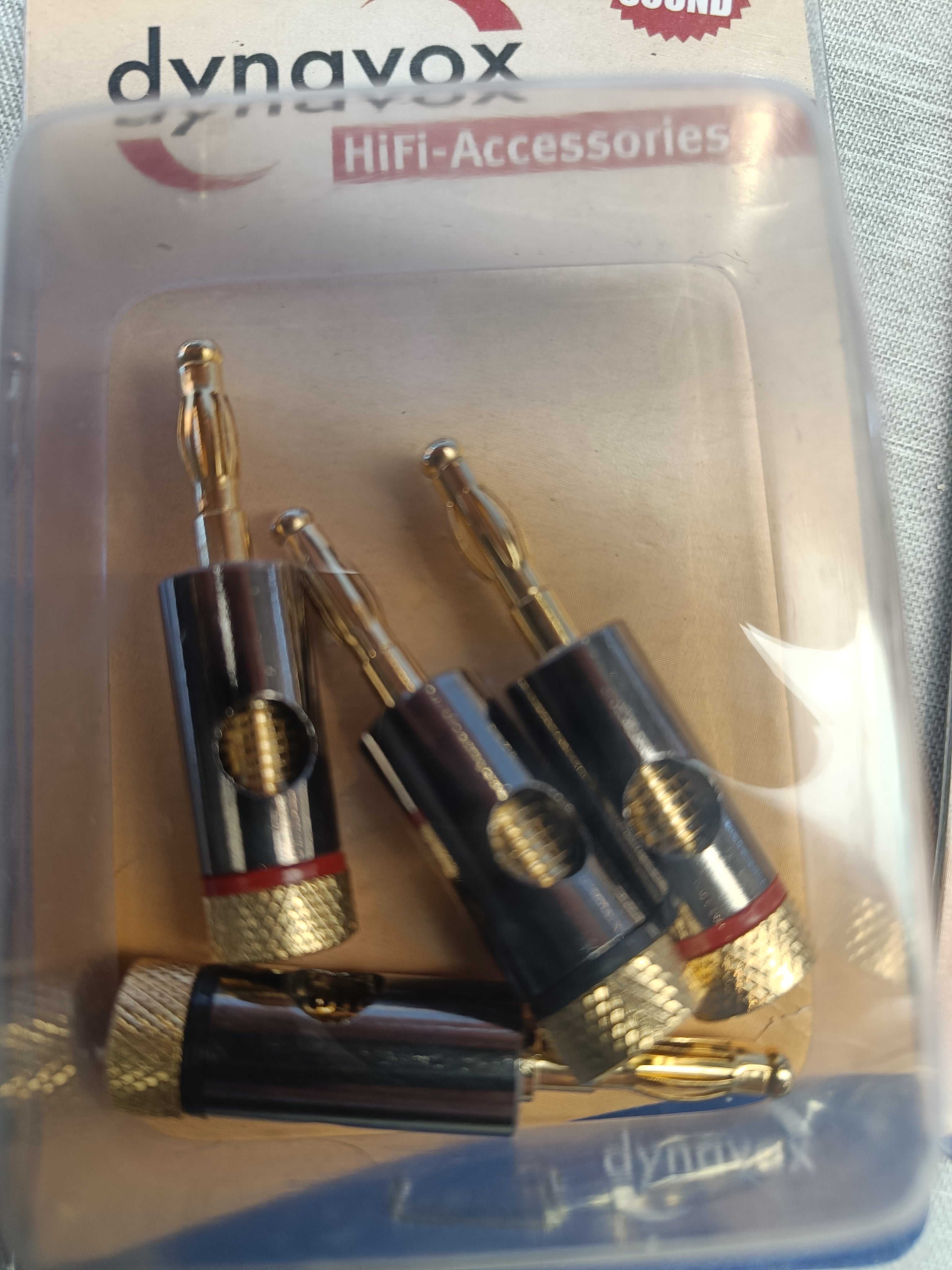 Højtaler banan stik