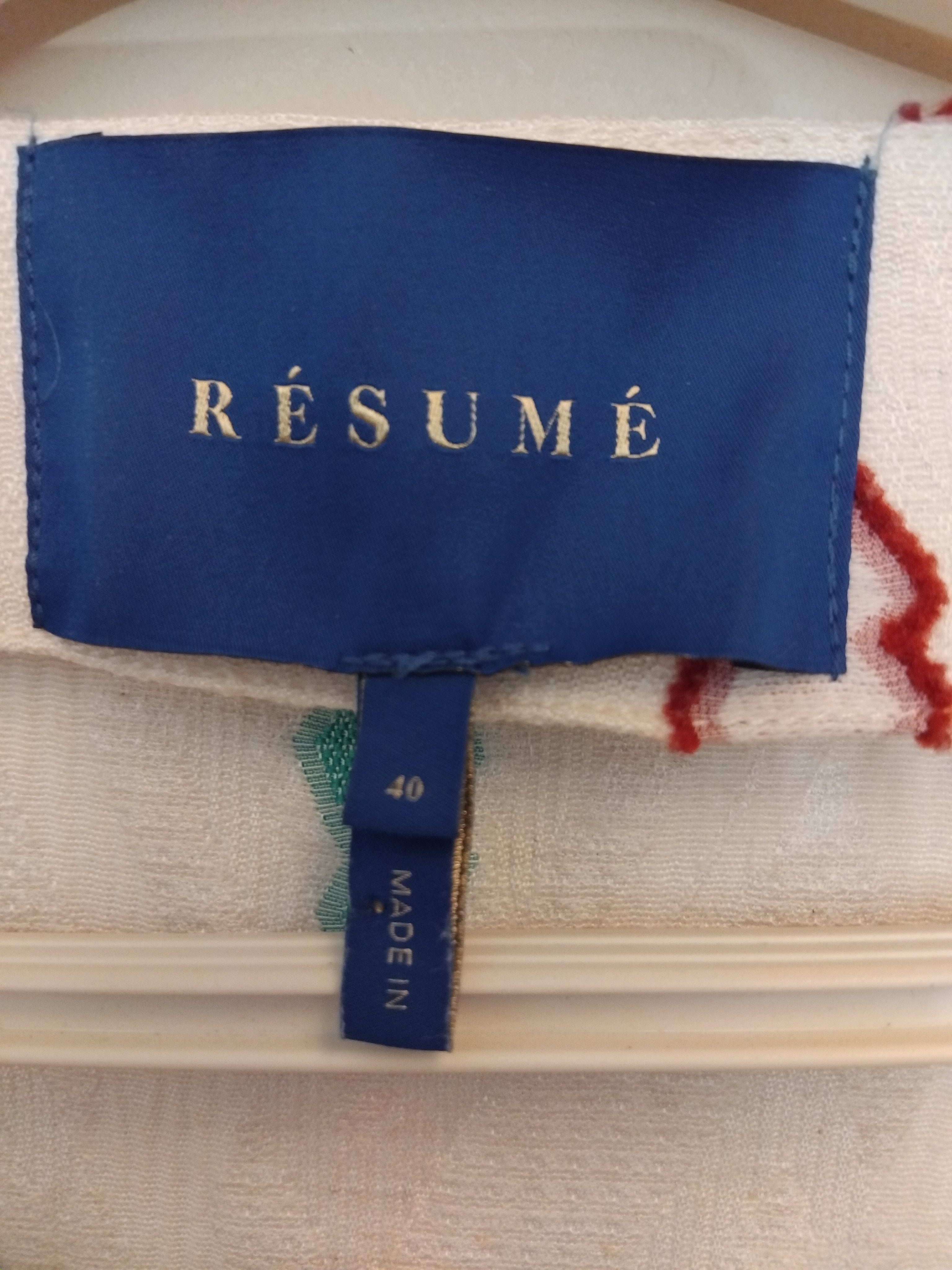 Resumé bluse