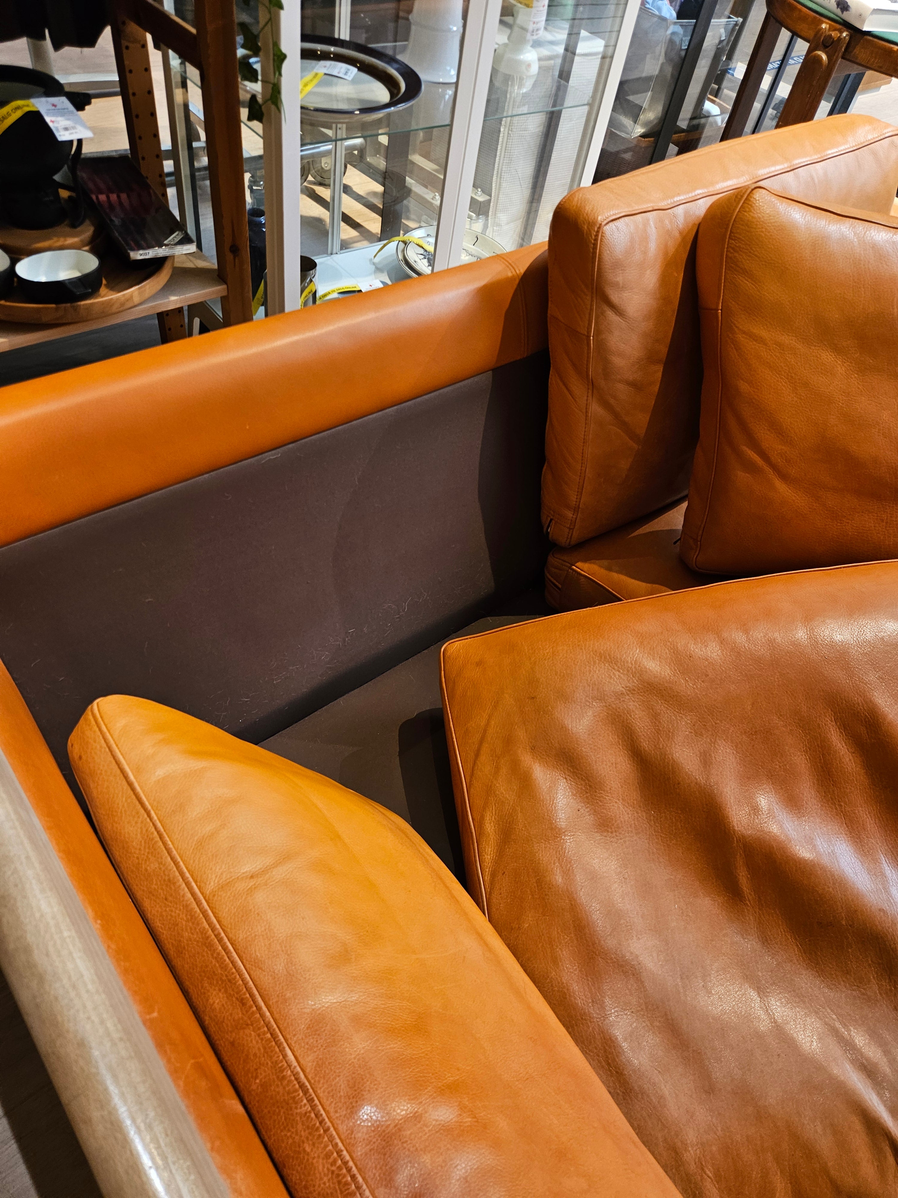Lædersofa 2 prs