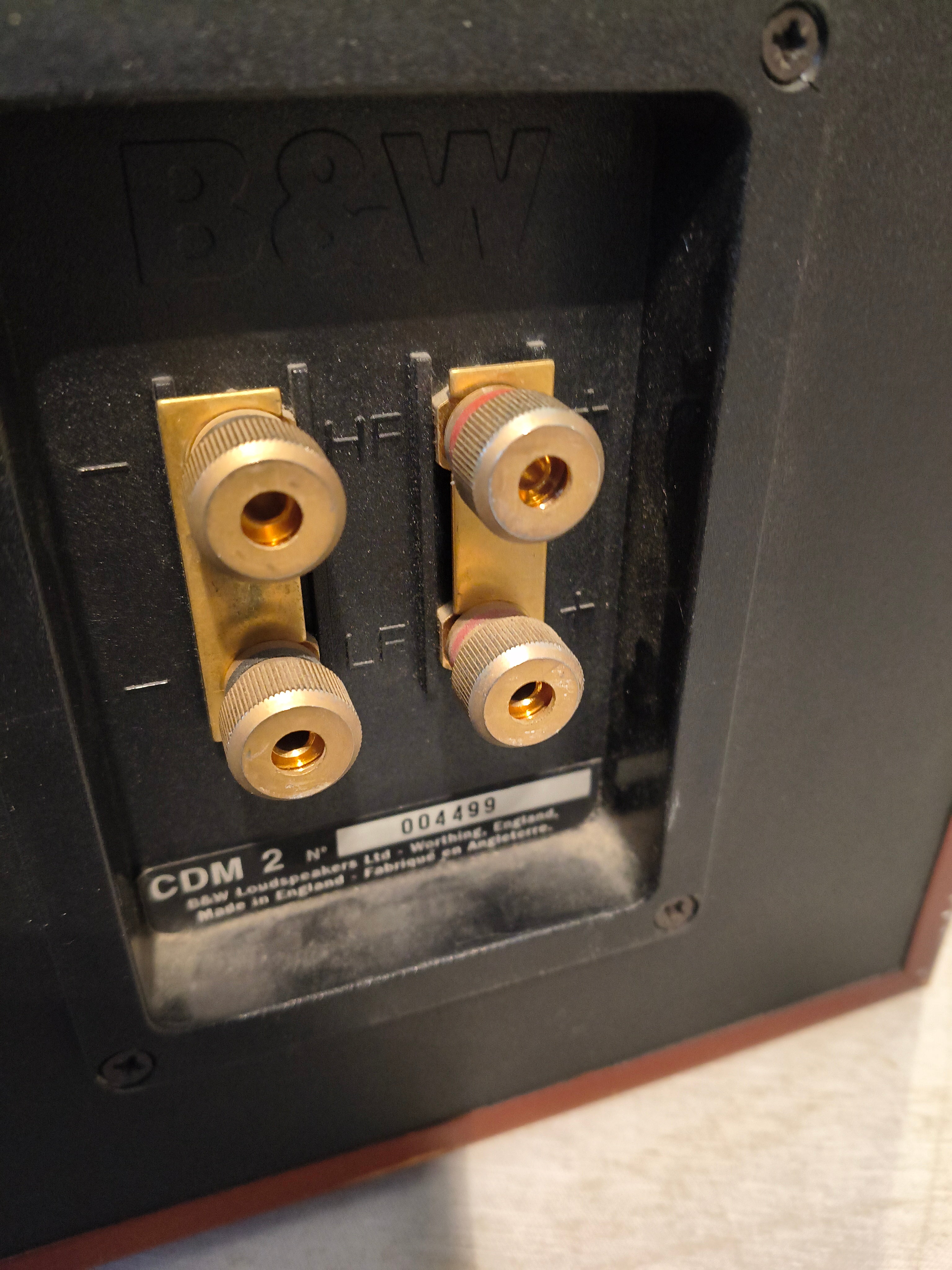 B&W CDM 2 højtalere