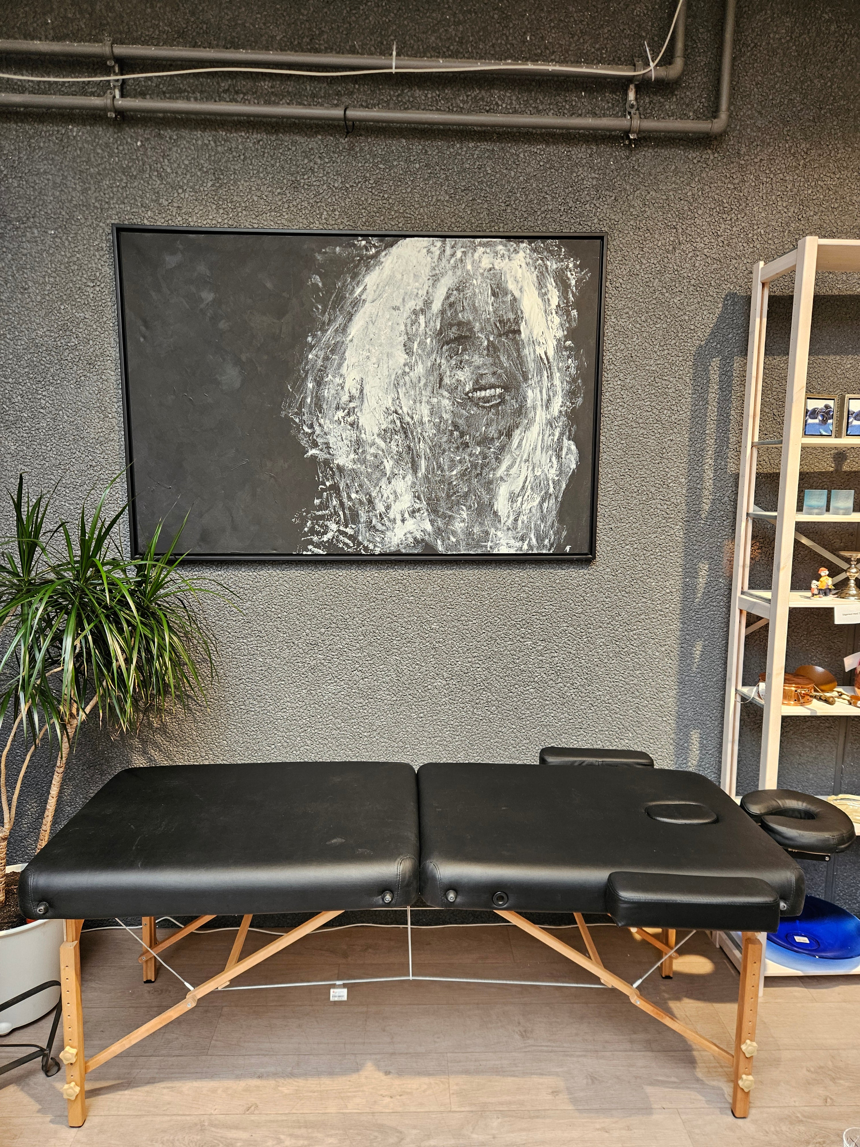 Massagebriks sort