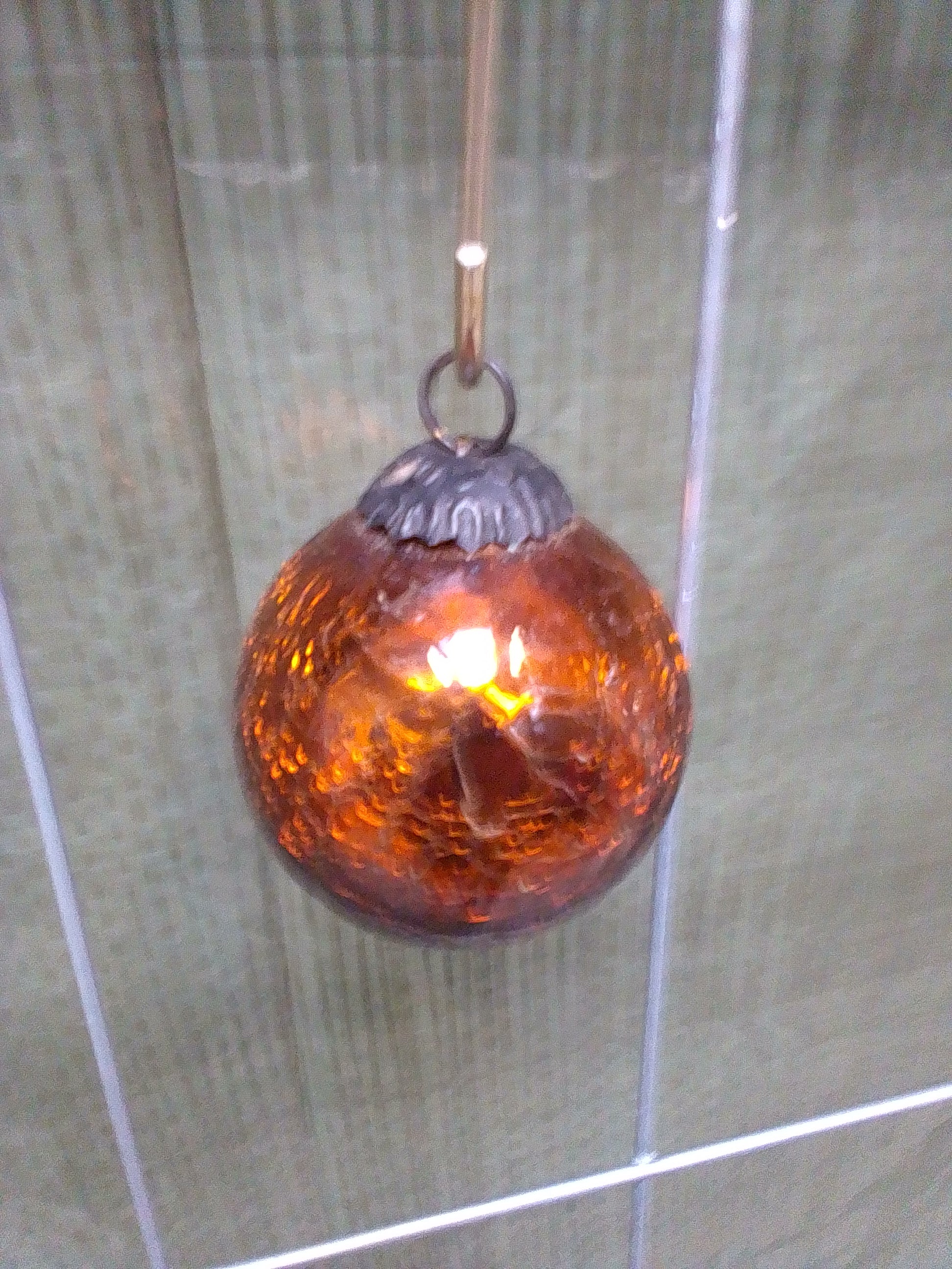 Krakeleret glas kugle