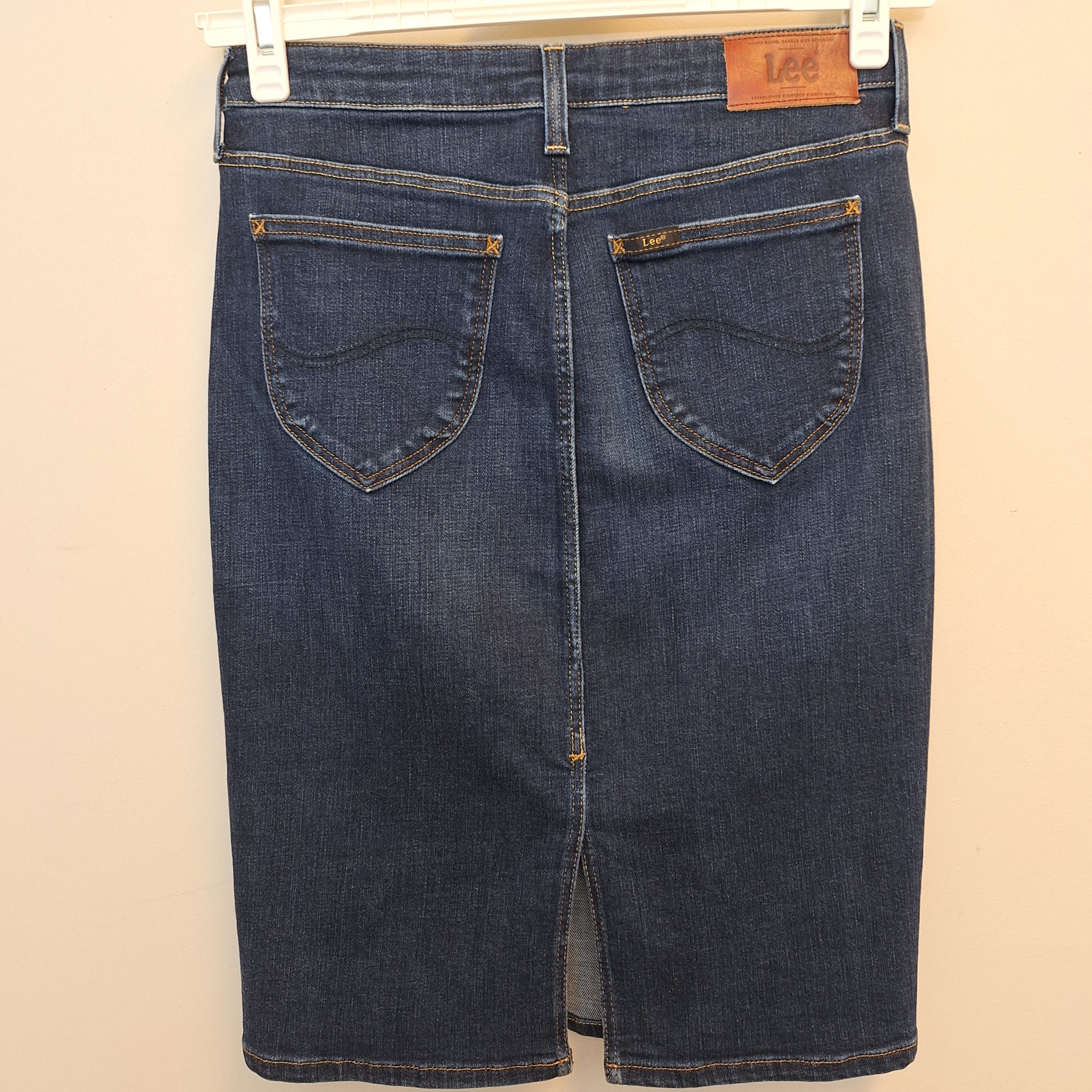 Lee nederdel denim