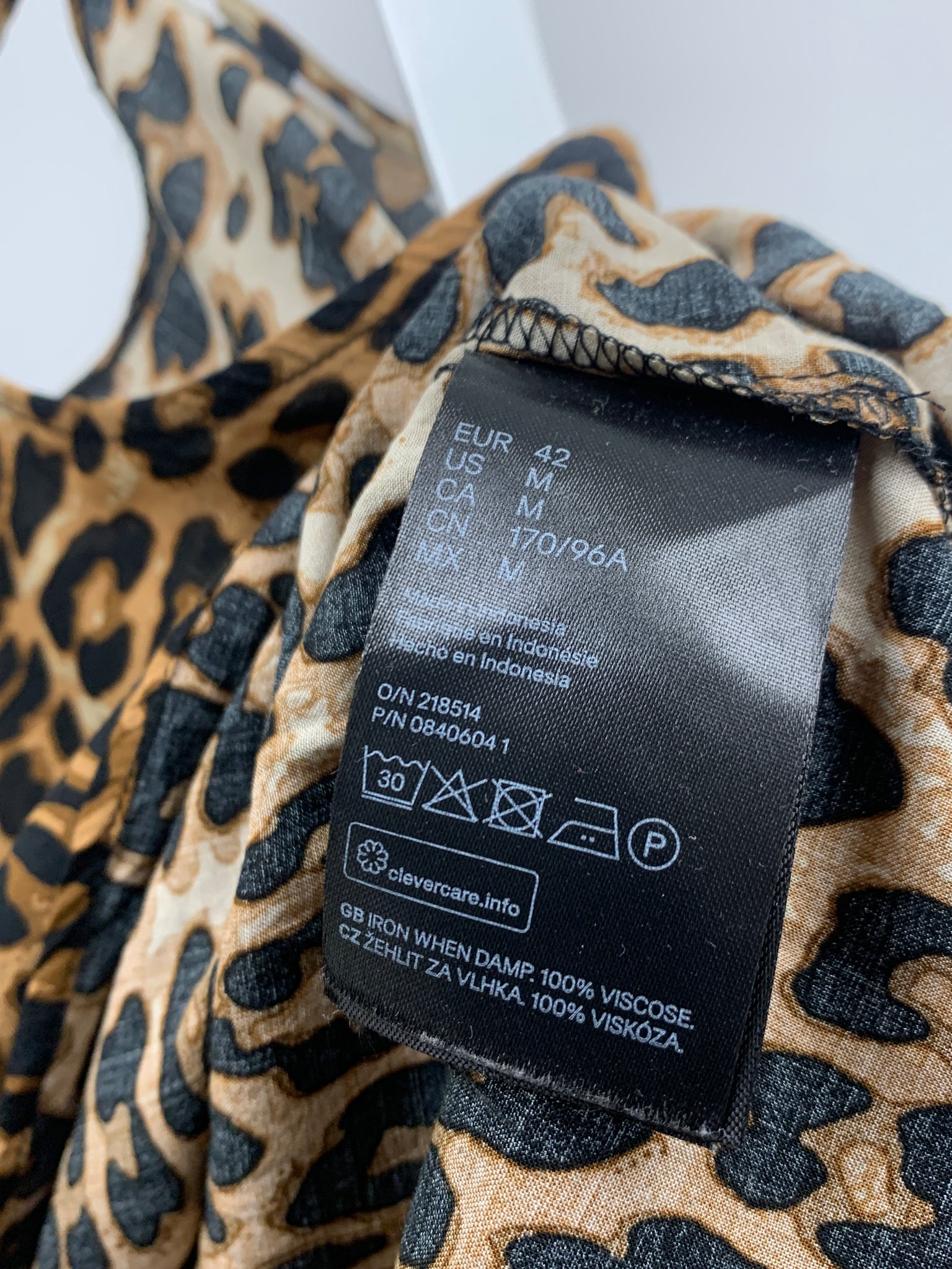 Leopard print Bluse