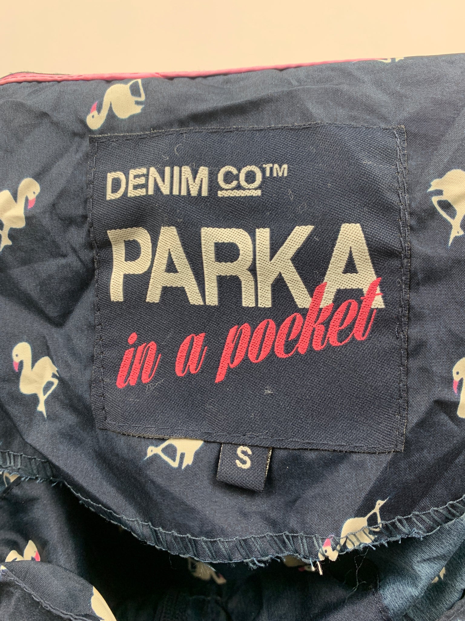 Parka in a pocket jakke